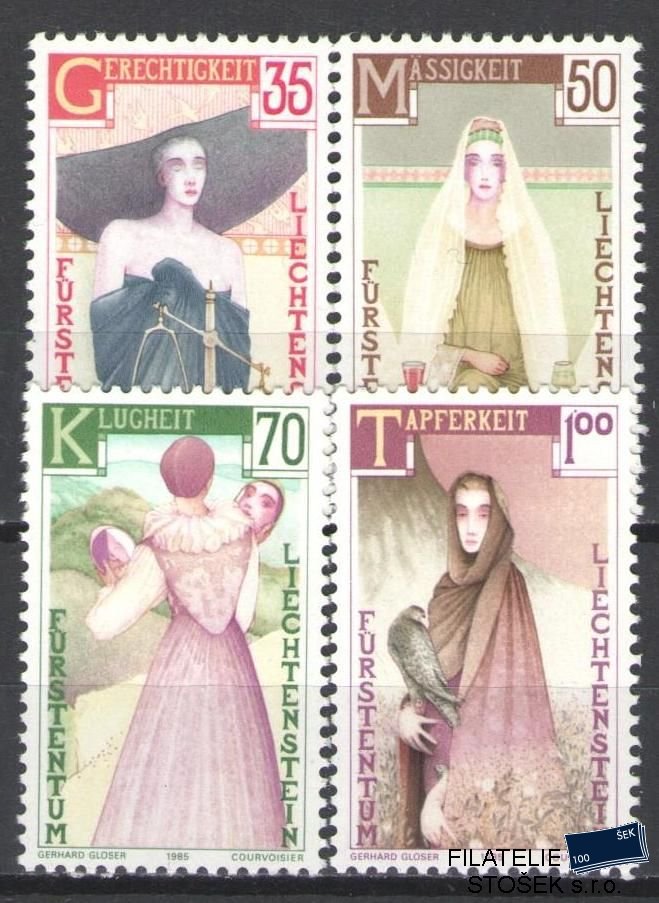 Liechtenstein známky Mi 871-74