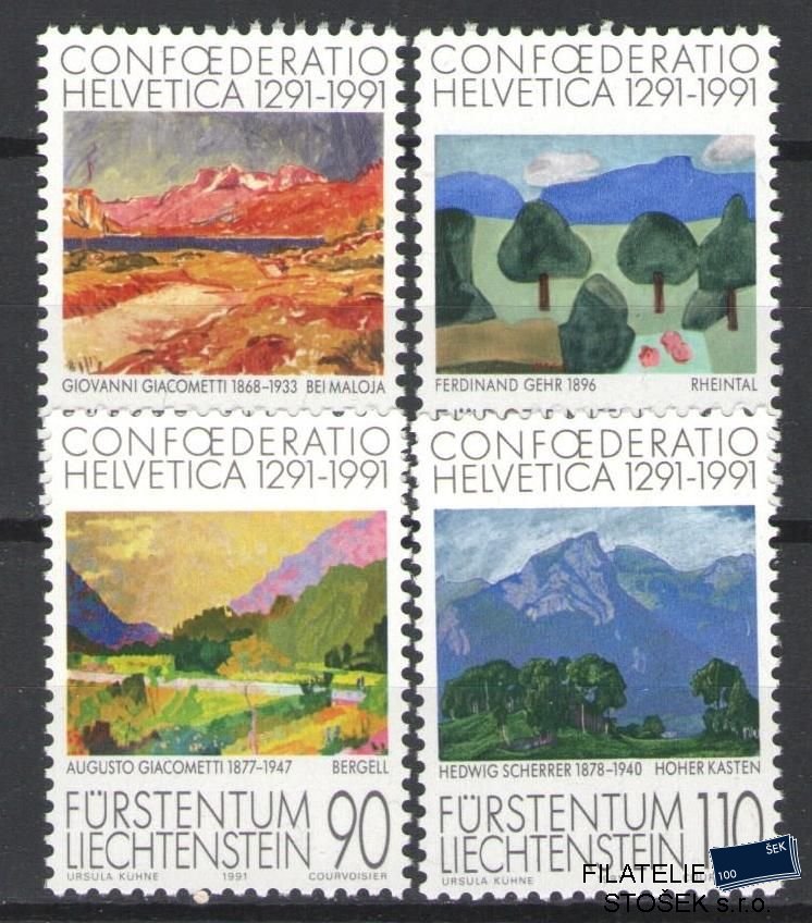 Liechtenstein známky Mi 1016-19