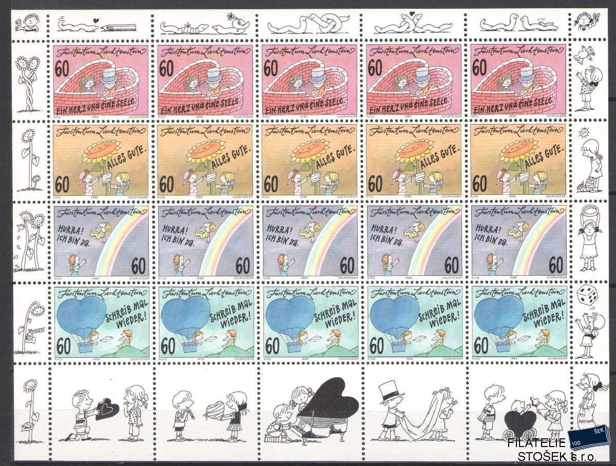 Liechtenstein známky Mi 1111-14 KL