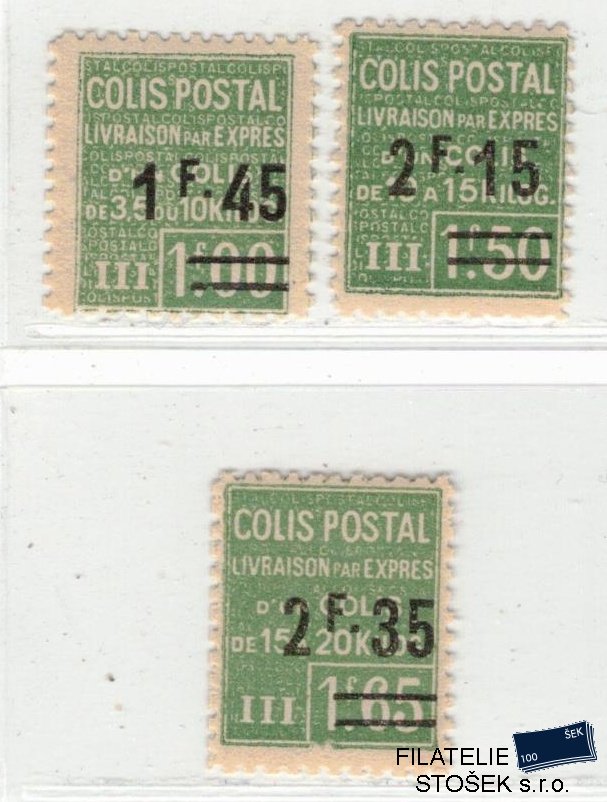 Francie známky CPS Yv 92-4