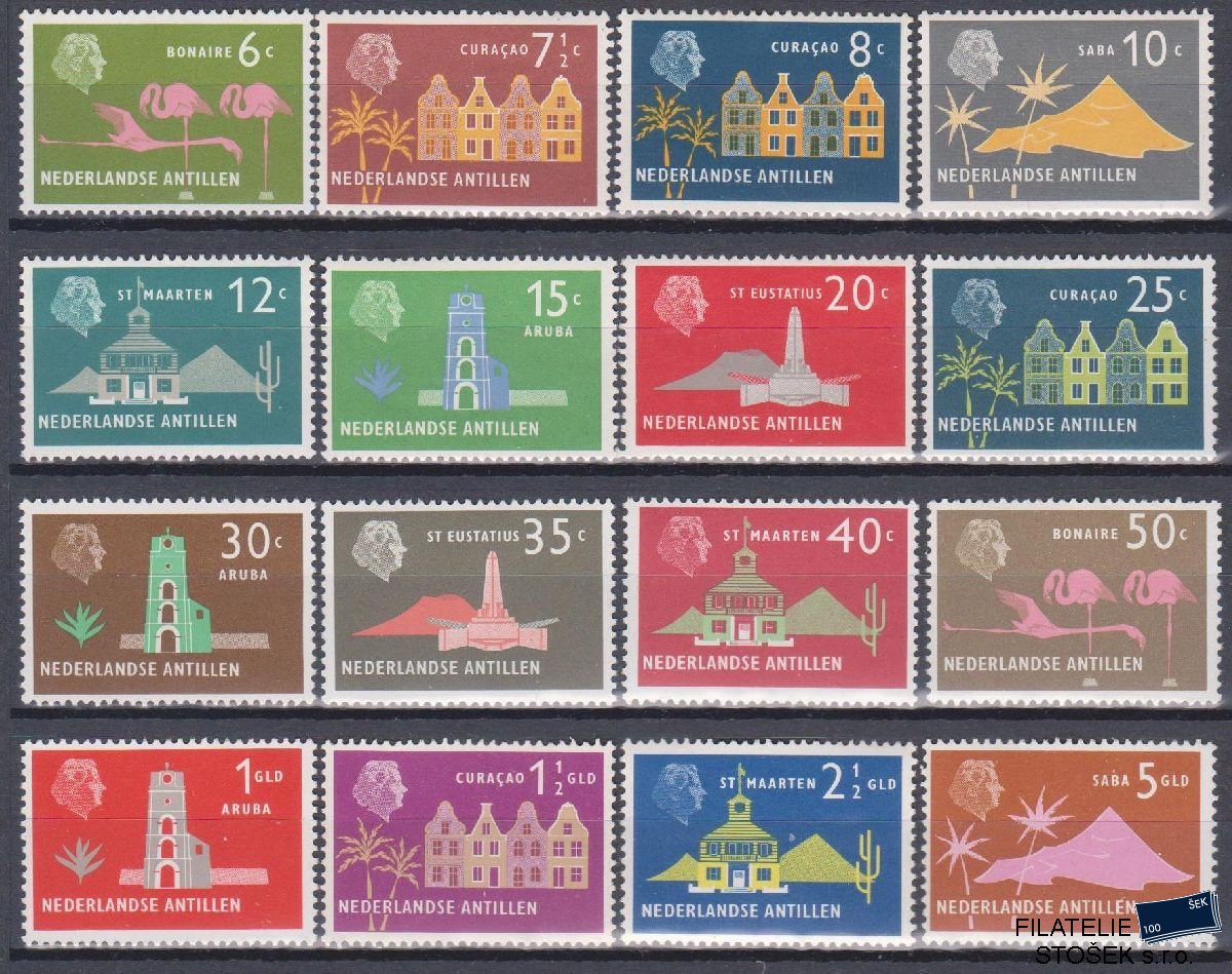 Niederlandse Antillen známky Mi 70-85