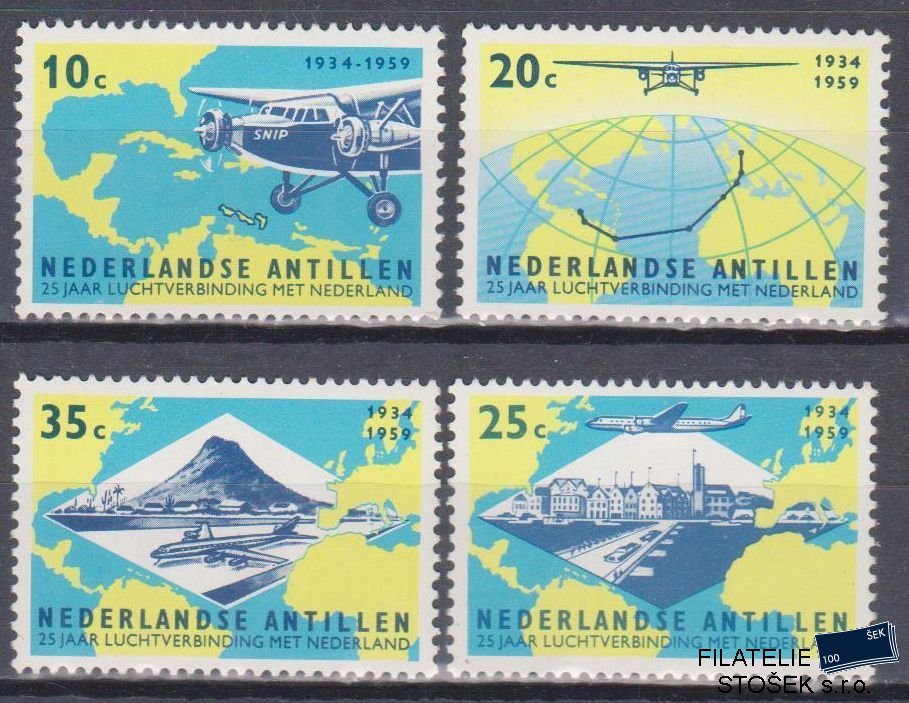 Niederlandse Antillen známky Mi 102-105
