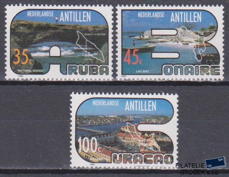 Niederlandse Antillen známky Mi 490-92
