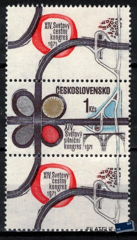 ČSSR známky 1908 K+Z+K