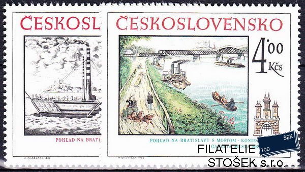 ČSSR známky 2555-6