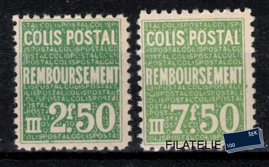 Francie známky CPS Yv 170-1