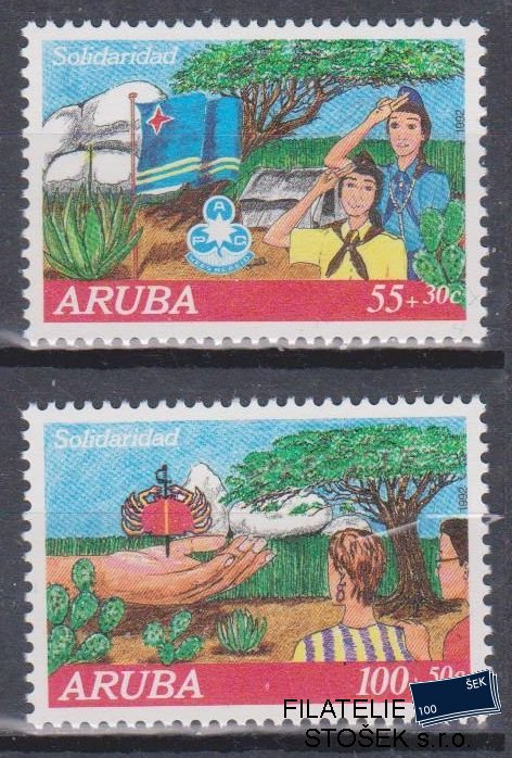 Aruba známky Mi 108-109