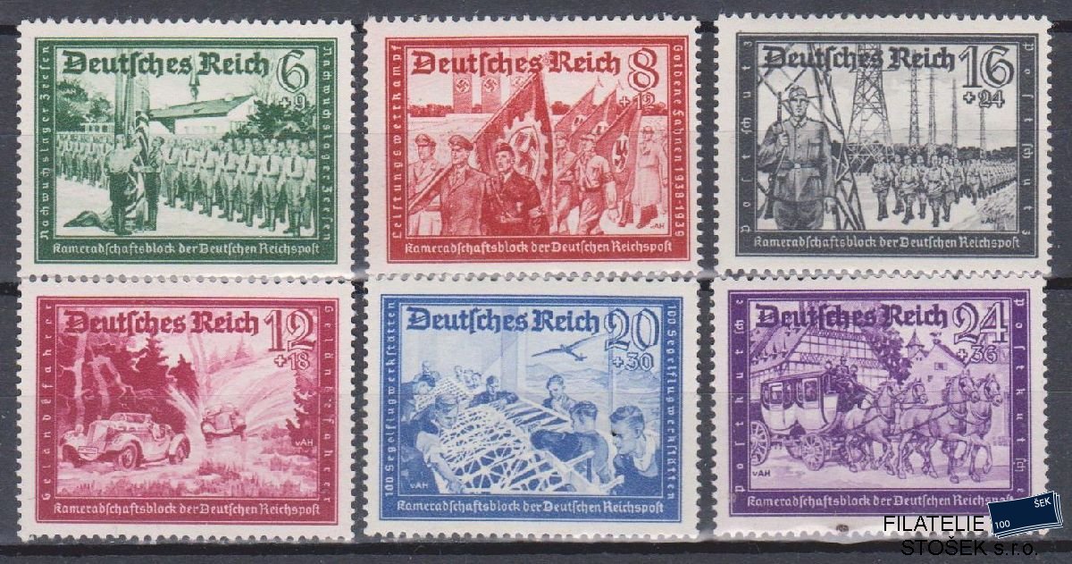 Deutsches Reich známky Mi 773-78