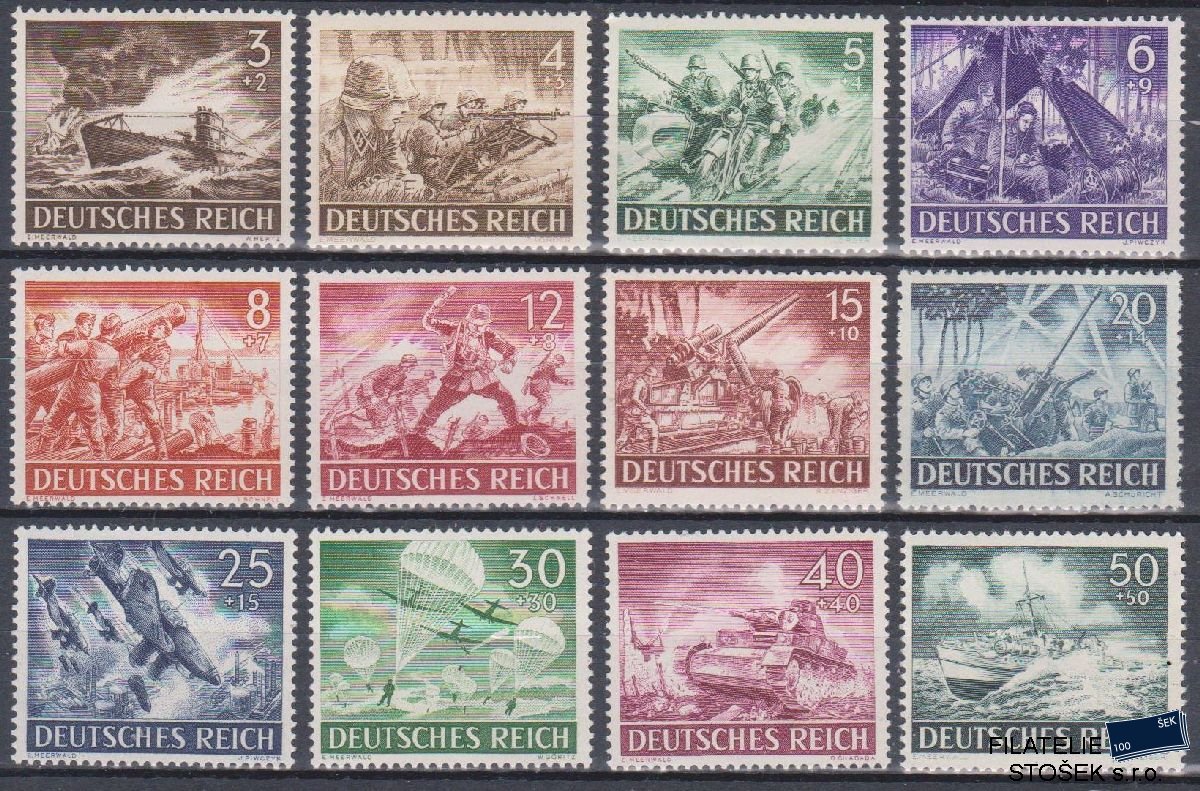 Deutsches Reich známky Mi 831-32