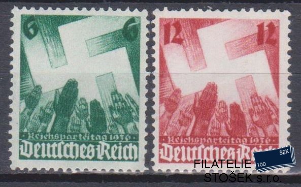 Deutsches Reich známky Mi 632-33