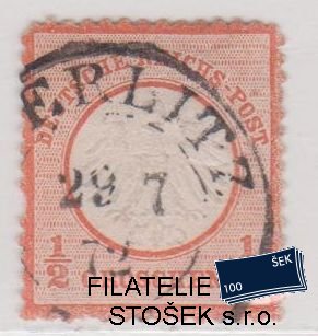 Deutsches Reich známky Mi 3 KVP Svítí