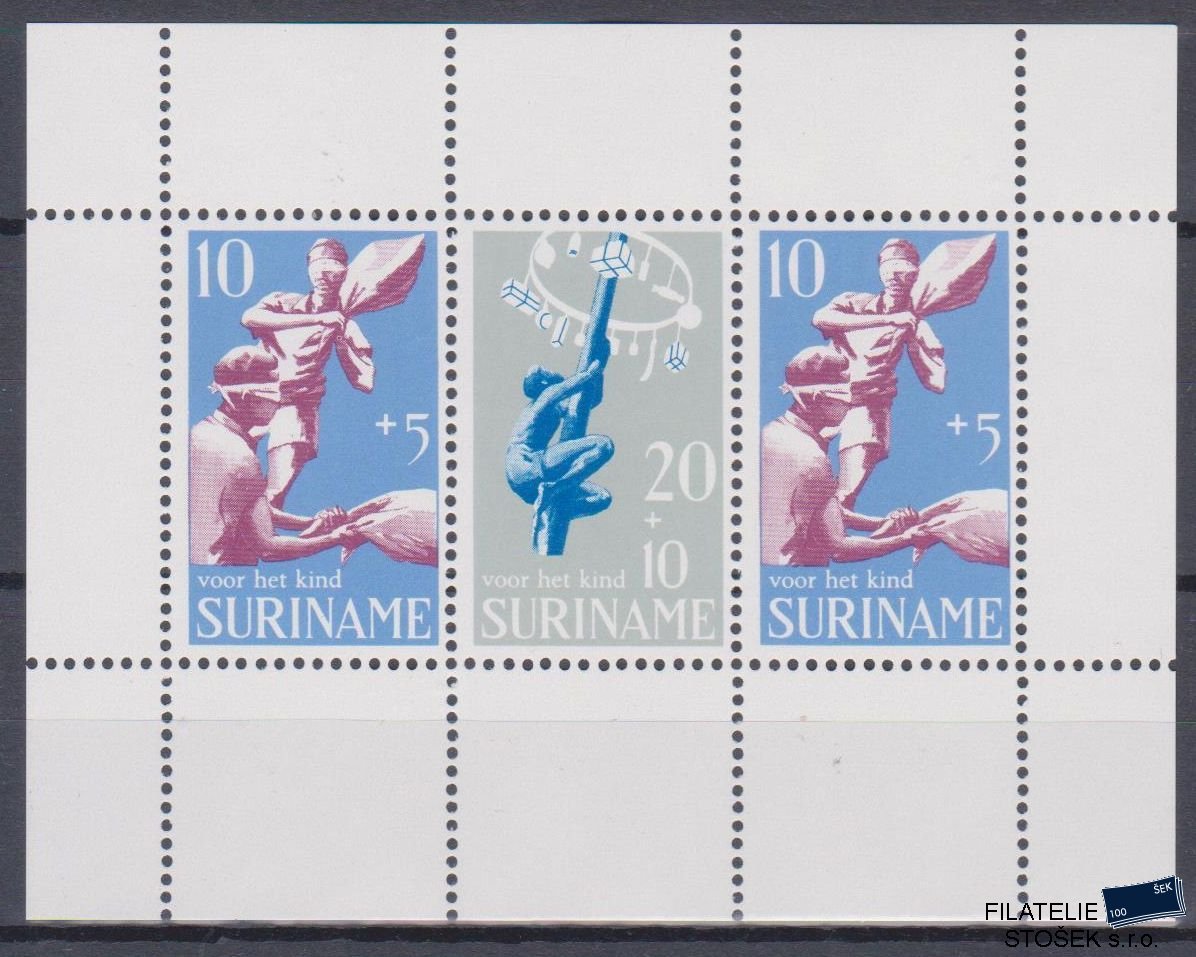 Surinam známky Mi Blok 9