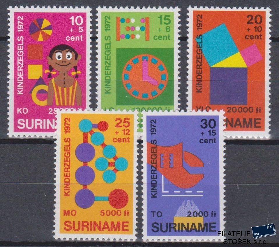 Surinam známky Mi 638-42