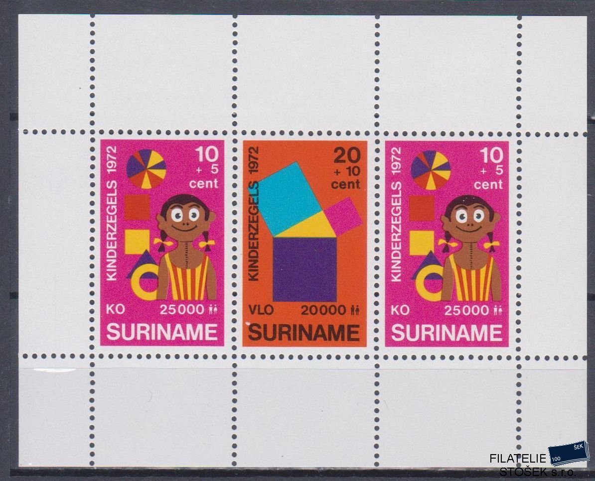Surinam známky Mi Blok 12