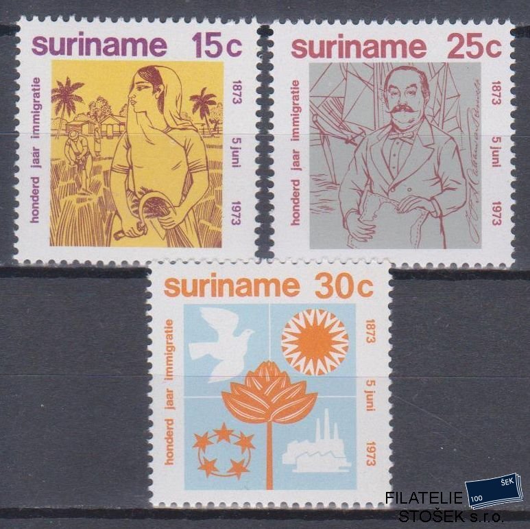 Surinam známky Mi 651-53