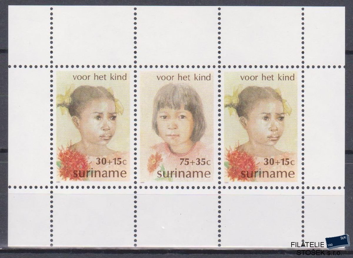 Surinam známky Mi Blok 32