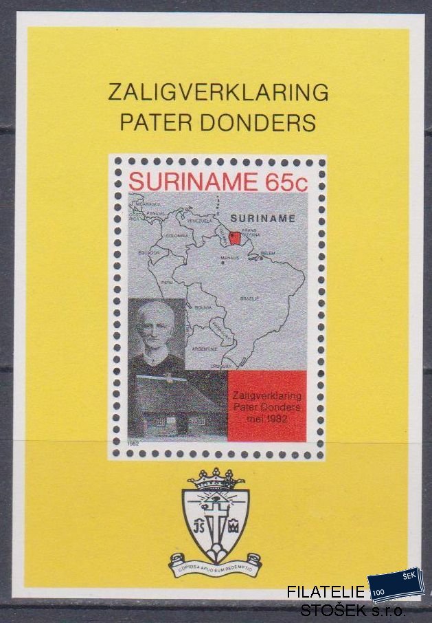 Surinam známky Mi Blok 33