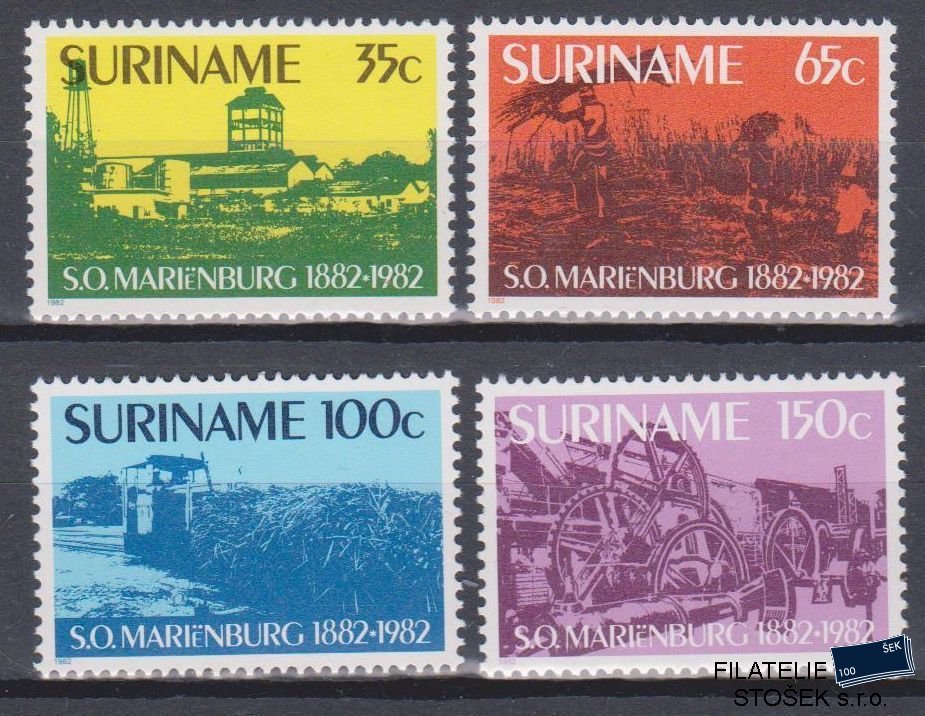 Surinam známky Mi 993-96