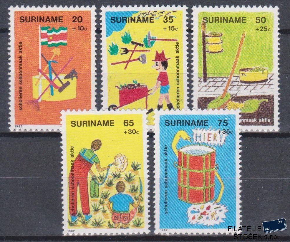 Surinam známky Mi 997-1001