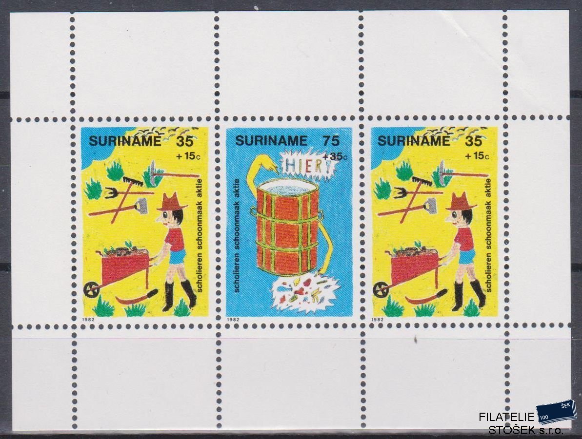 Surinam známky Mi Blok 35