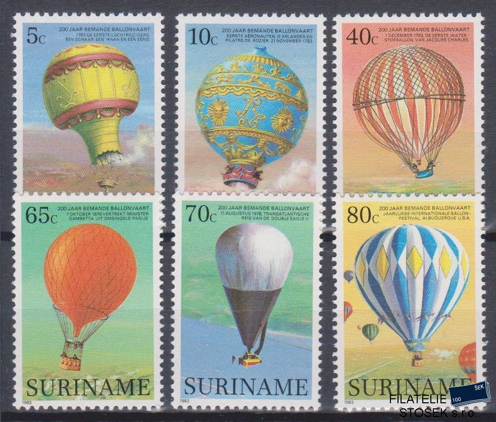Surinam známky Mi 1052-57