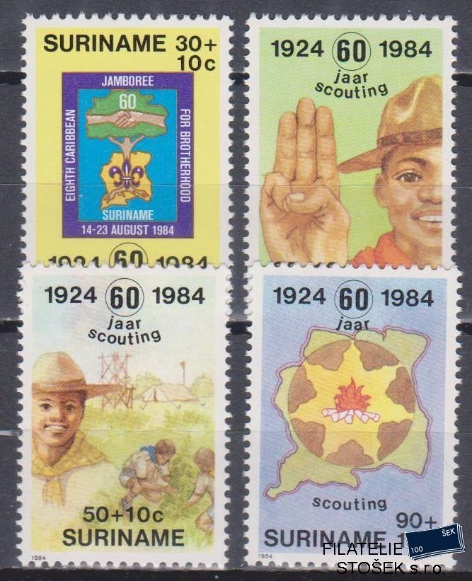 Surinam známky Mi 1094-97