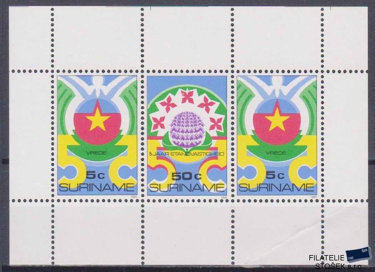 Surinam známky Mi Blok 40