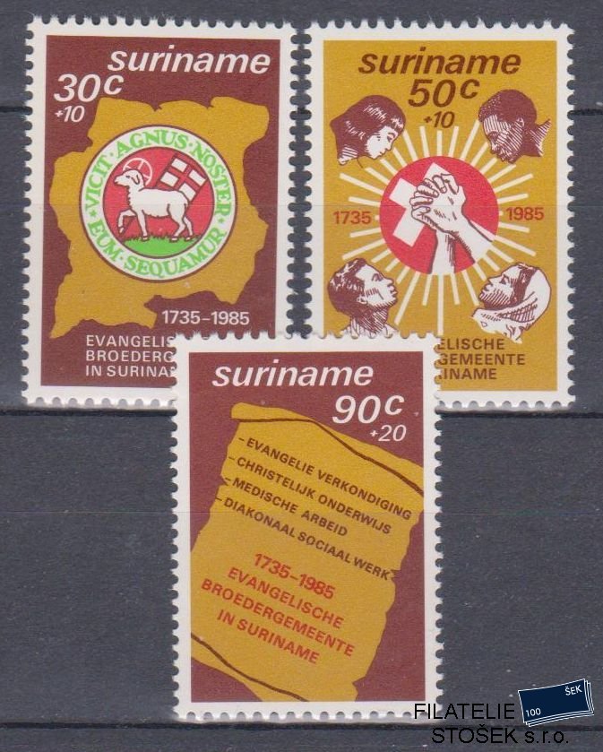 Surinam známky Mi 1154-56
