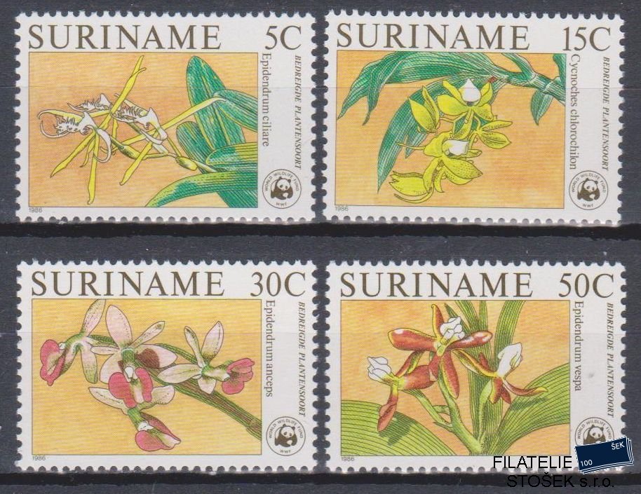 Surinam známky Mi 1166-69