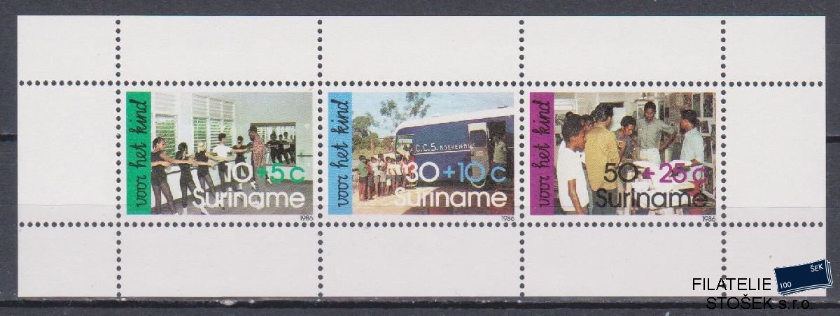 Surinam známky Mi Blok 44