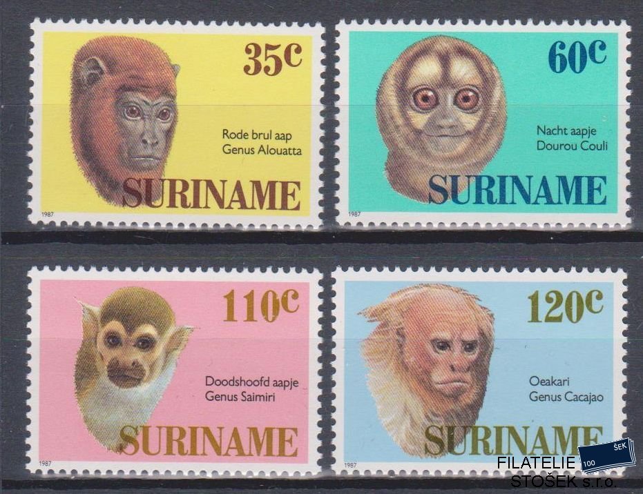 Surinam známky Mi 1194-97
