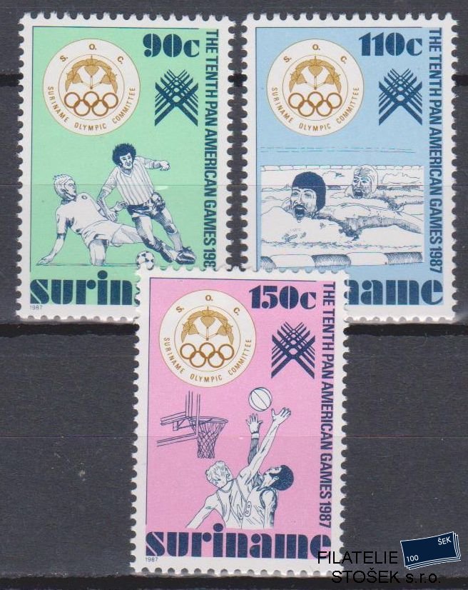 Surinam známky Mi 1214-16