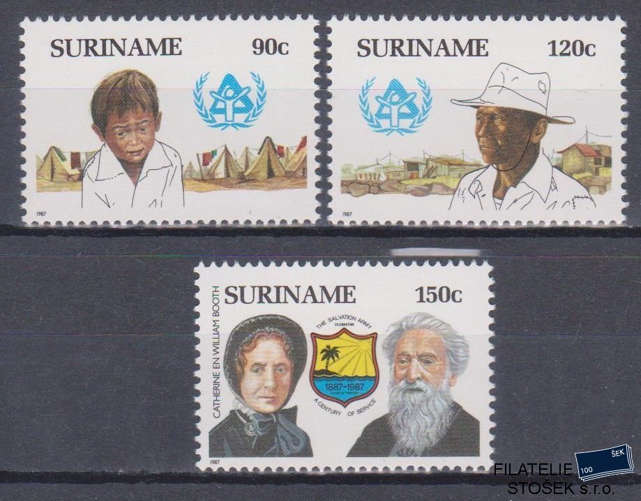 Surinam známky Mi 1220-22