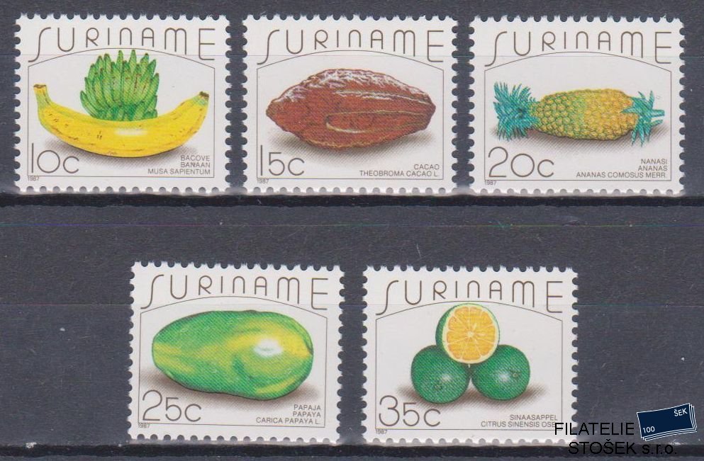 Surinam známky Mi 1235-39