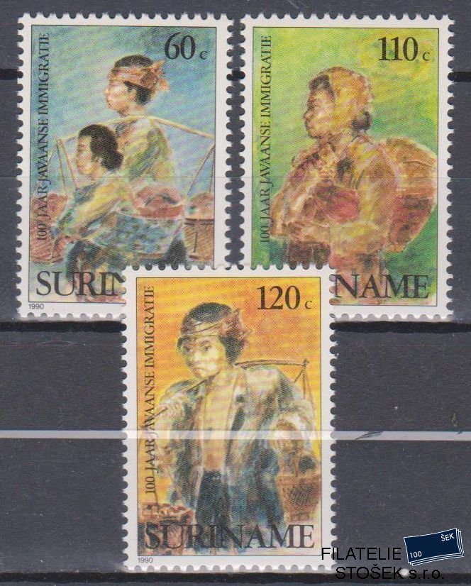 Surinam známky Mi 1332-34