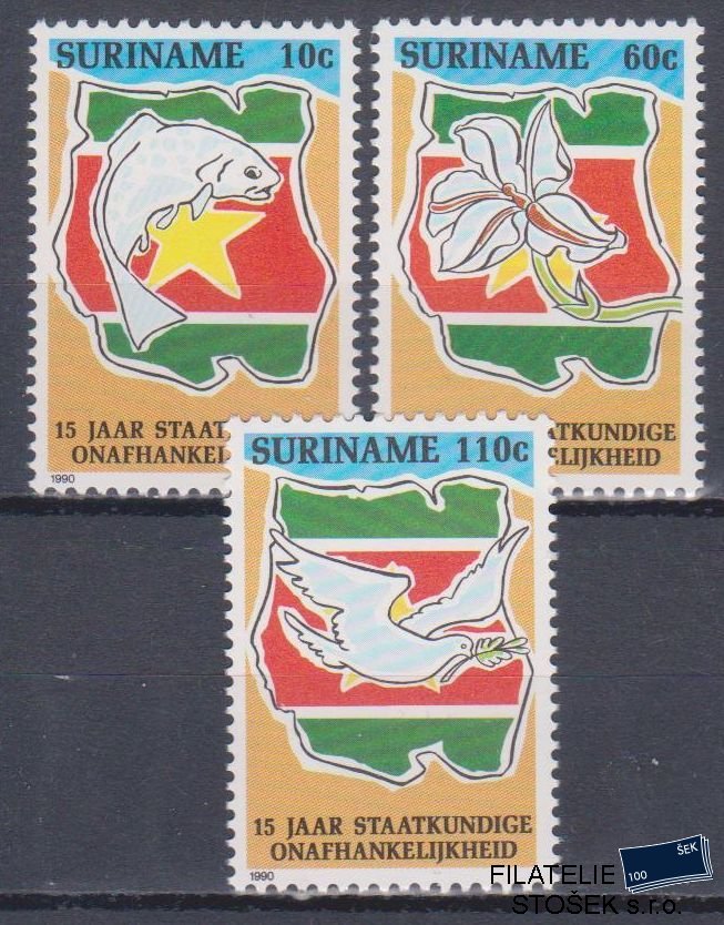 Surinam známky Mi 1350-52