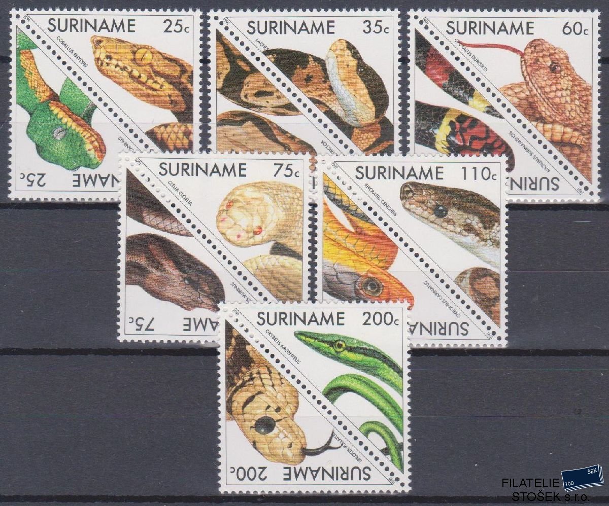 Surinam známky Mi 1379-90