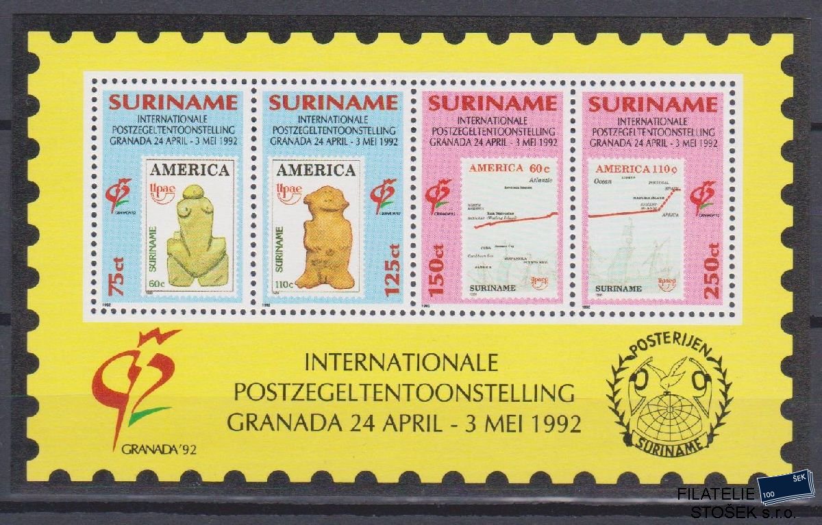 Surinam známky Mi Blok 57