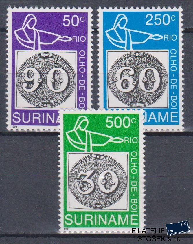 Surinam známky Mi 1450-52