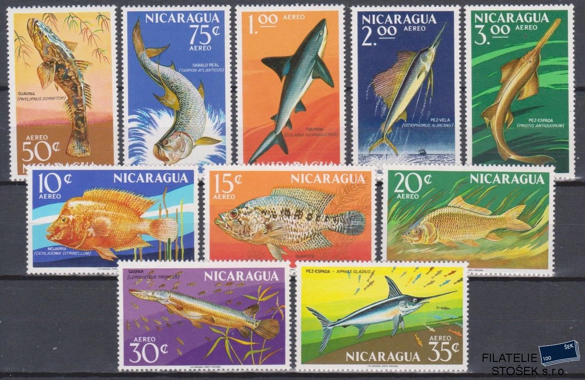 Nicaragua známky Mi 1501-10