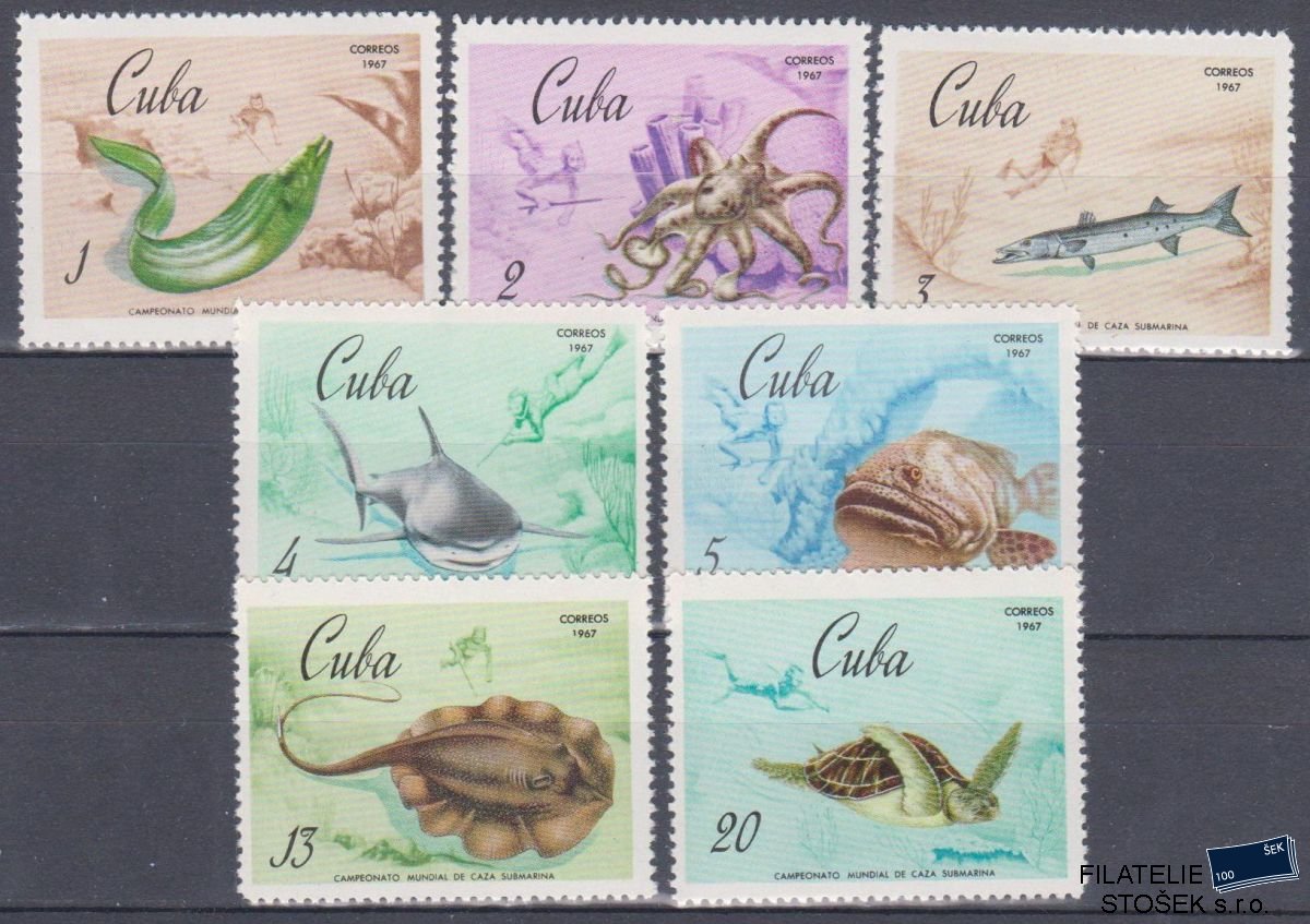 Kuba známky Mi 1344-50