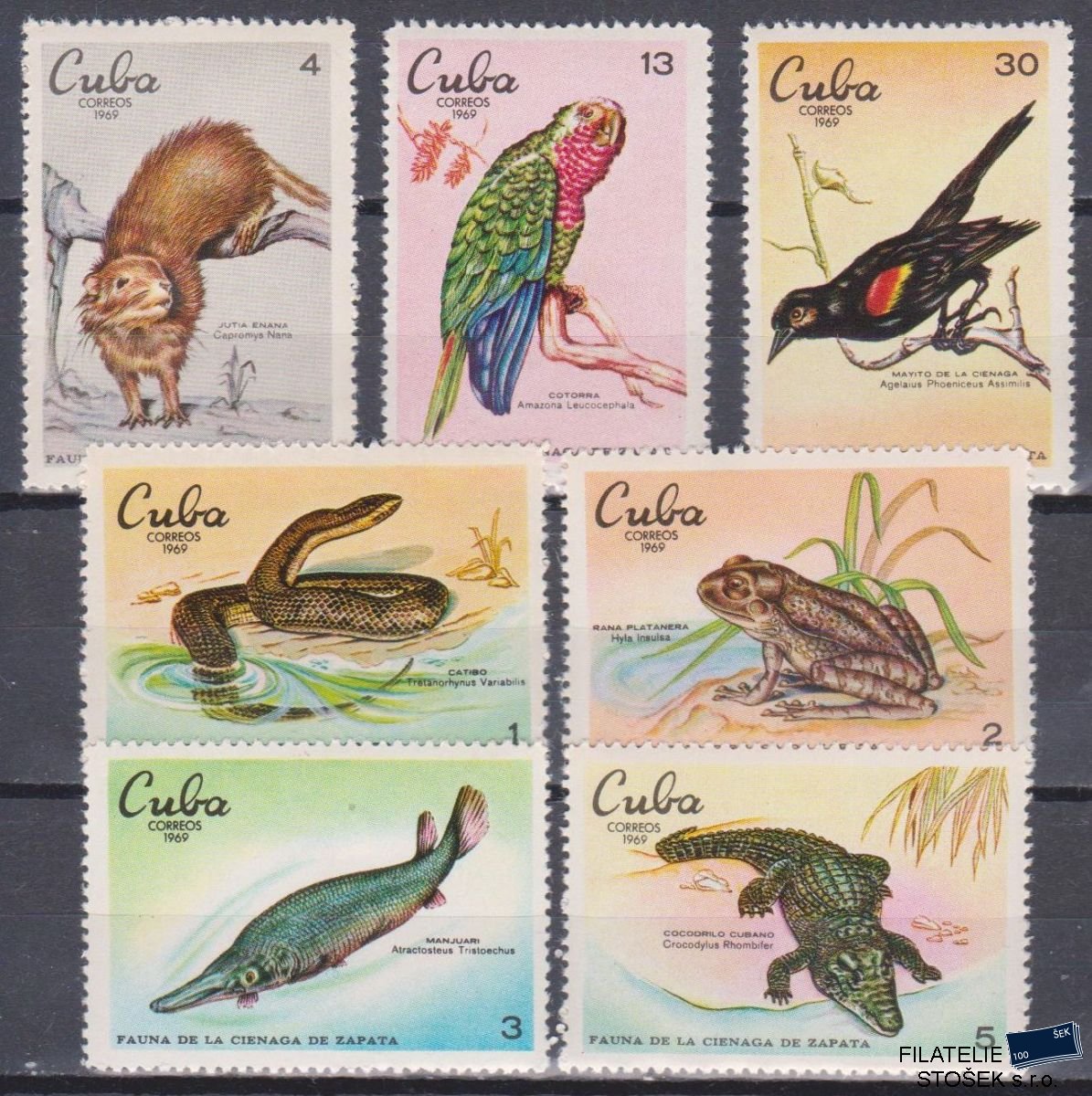 Kuba známky Mi 1551-7