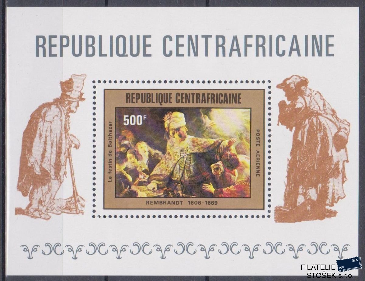 Centrafricaine známky Mi 0725 - Bl.114