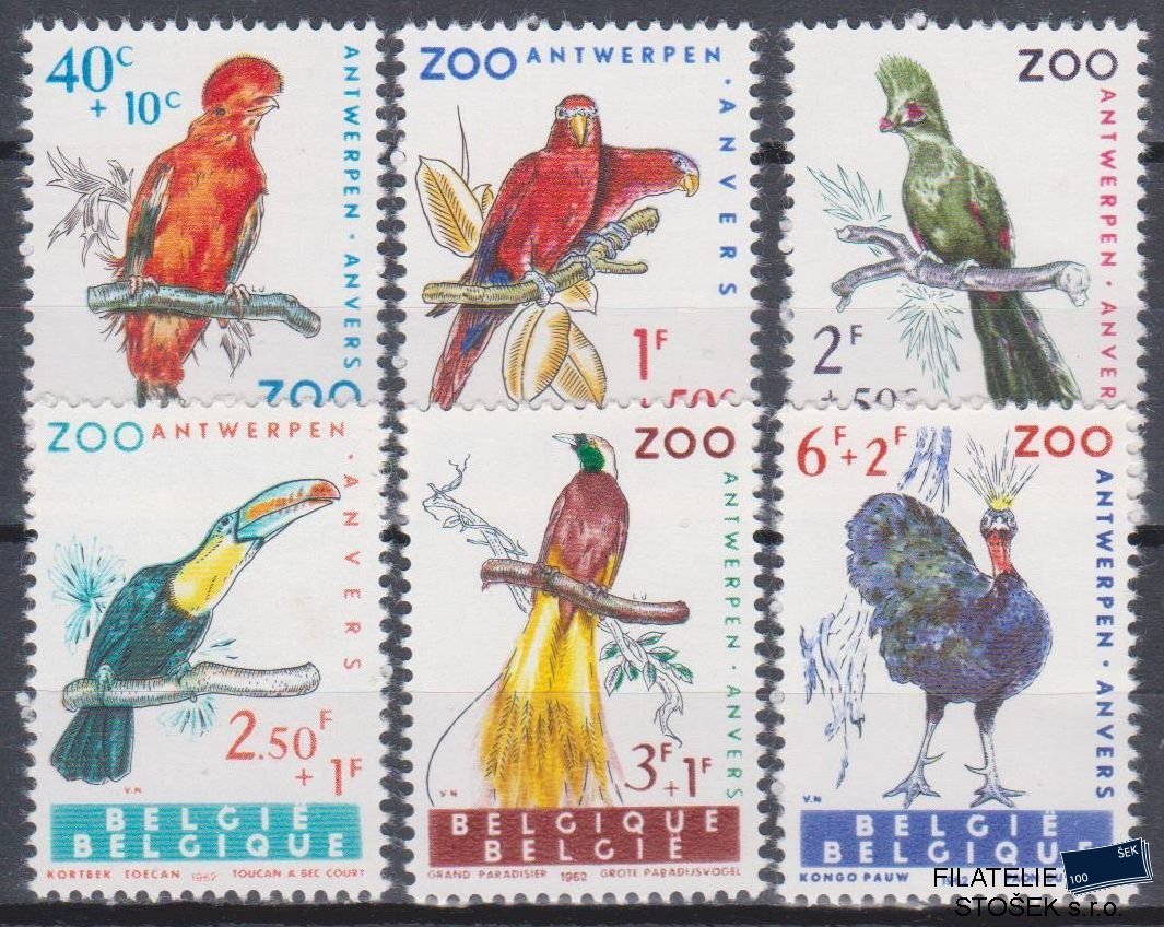 Belgie známky Mi 1276-81