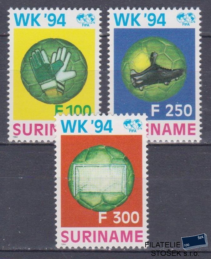 Surinam známky Mi 1478-80
