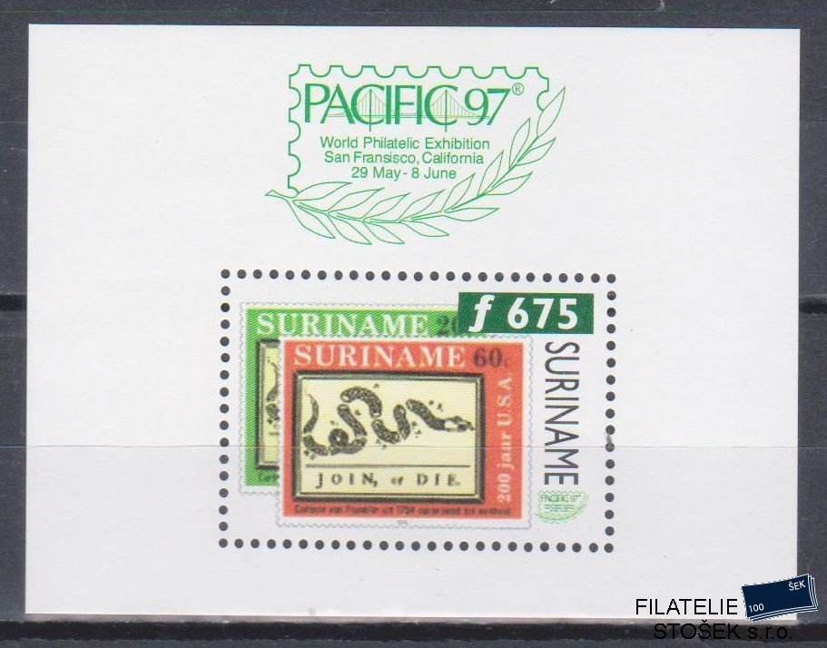Surinam známky Mi Blok 69