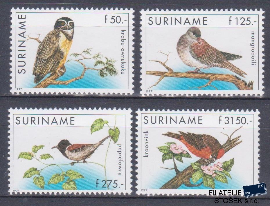 Surinam známky Mi 1619-22