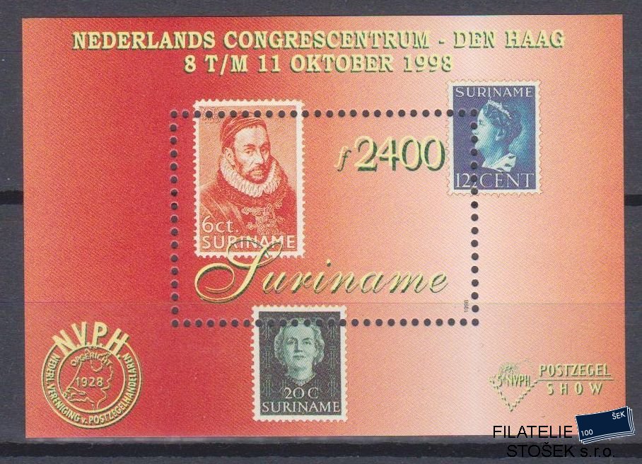 Surinam známky Mi Blok 74
