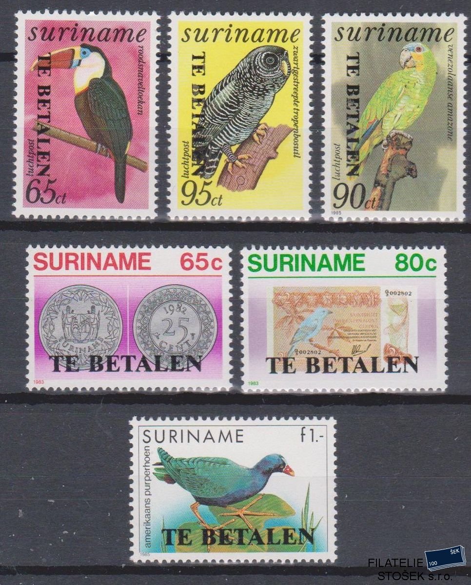 Surinam známky Mi P58-63