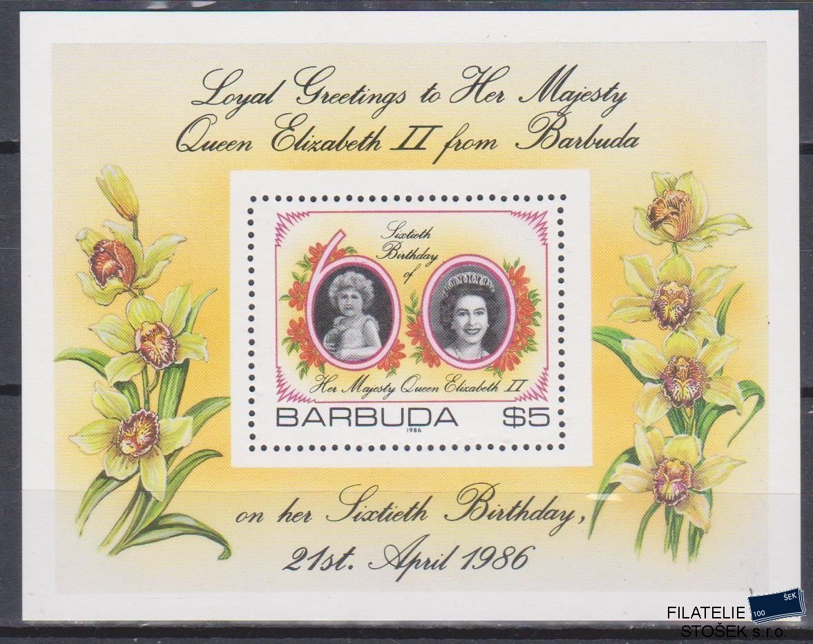 Barbuda známky Mi Blok 106